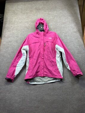 North face Hyvent Pink And White Jacket Size XL